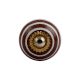 Brown Striped Small Ceramic Knob
